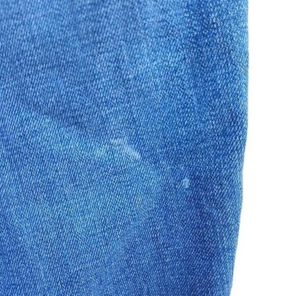 Levi's Shorts Womens 4 515 Bermuda Cuffed Hem Light Wash Long Jeans 5 Pocket - Picture 4 of 10